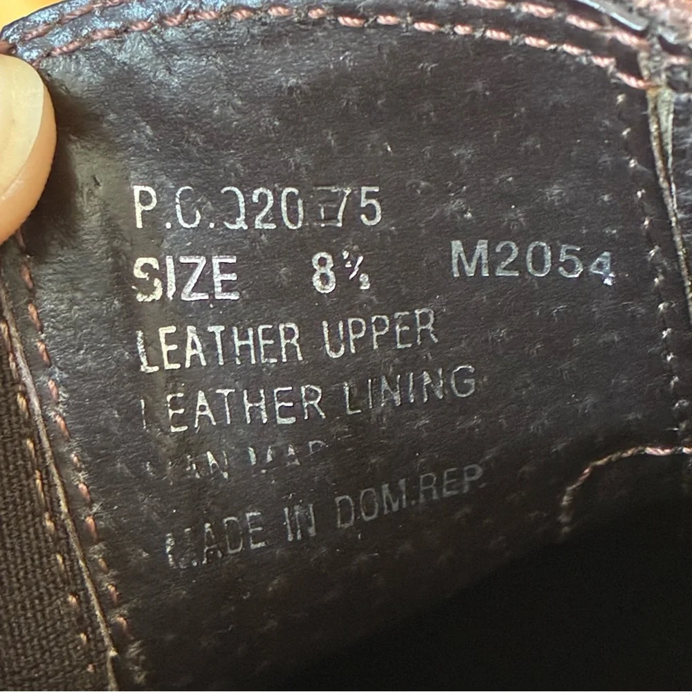 Kenneth Cole Reaction Leather Chelsea Boots Size 8 1/2